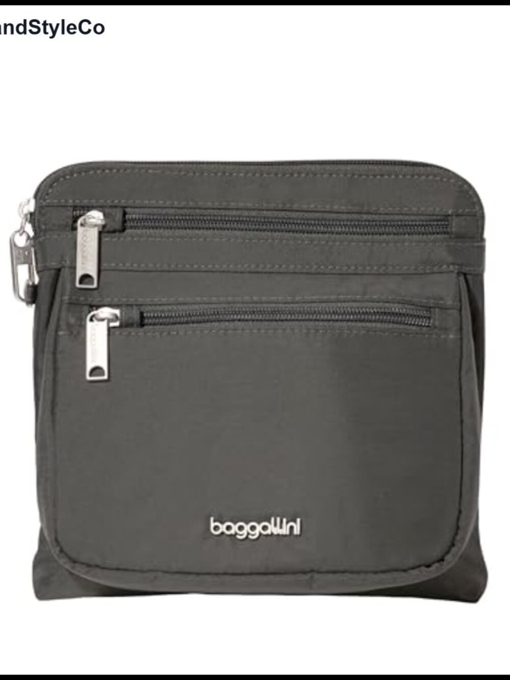 Anti-Theft Crossbody Nylon Travel Purse RFID Locking Zipper Water Resistant